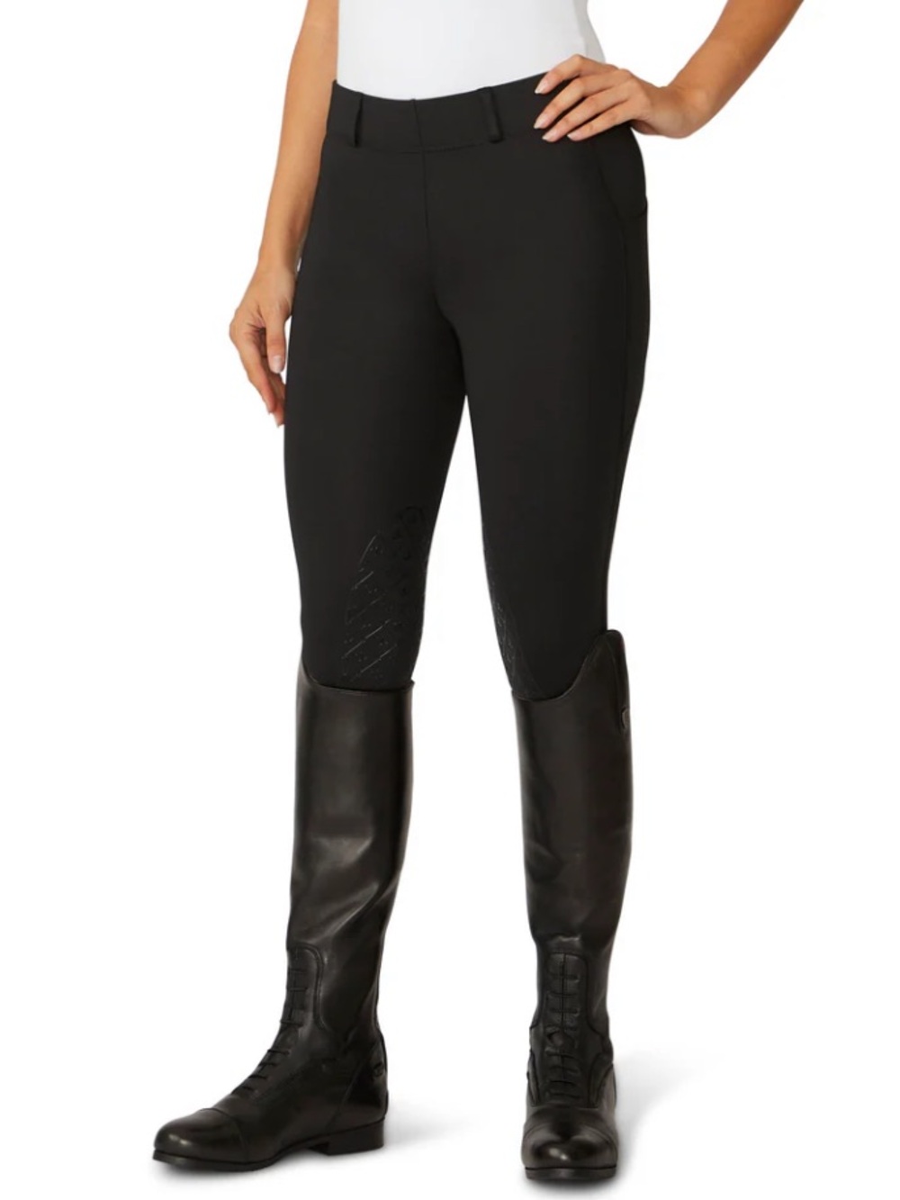 Ovation • Aerowick GripTec Knee Patch Tight Size Medium Black